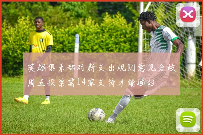 英超俱乐部对新支出规则意见分歧周五投票需14家支持才能通过